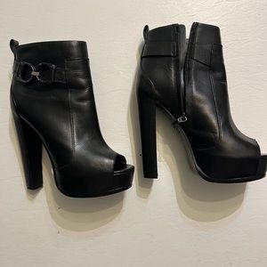 Only worn very cute and very high  ankle boots